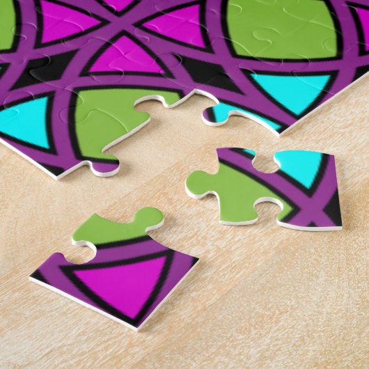 Jigsaw Puzzle - Komplexes Design - Neon Theme (Seite)