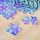 Jigsaw-Puzzle - Kühlfarbene Abstraktion Puzzle (Seite)