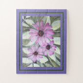Jigsaw Puzzle Lavender African Daisies (Vertikal)