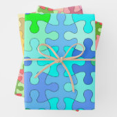 Jigsaw Puzzle Lovers Wrapping Paper Set Geschenkpapier Set (Beispiel)
