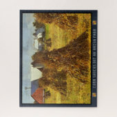Jigsaw Puzzle Maisschocks Dock an Amish Farm (Vertikal)