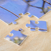 Jigsaw Puzzle männlich nördlichen Kardinal in Baum (Seite)