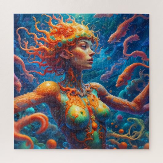 Jigsaw Puzzle Mermaid Fantasy (Vertikal)