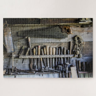 Jigsaw Puzzle mit Vintagen Tools