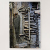 Jigsaw Puzzle mit Vintagen Tools (Vertikal)