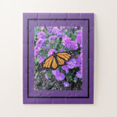 Jigsaw Puzzle Monarch on Asters (Vertikal)