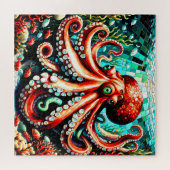 Jigsaw Puzzle Mosaic Octopus (Horizontal)