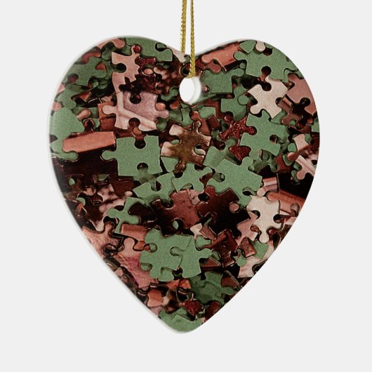 Jigsaw Puzzle Novelty Keramikornament (Rechts)