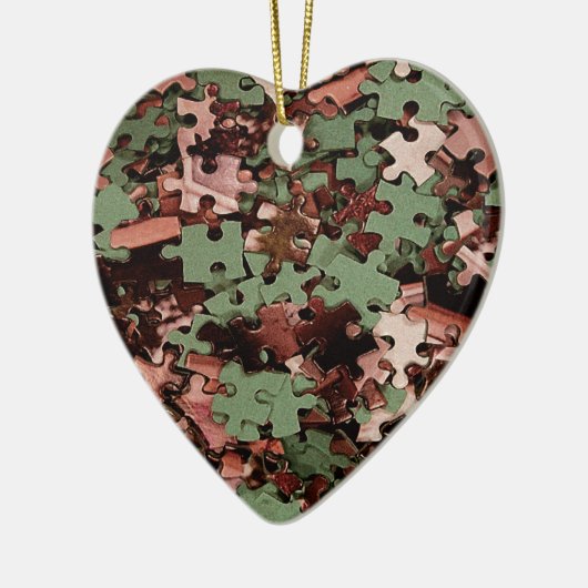 Jigsaw Puzzle Novelty Keramikornament (Links)