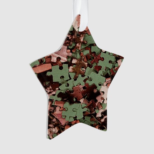 Jigsaw Puzzle Novelty Ornament (Vorderseite)