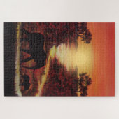 Jigsaw Puzzle of Elephant und ihr Kalb (Horizontal)