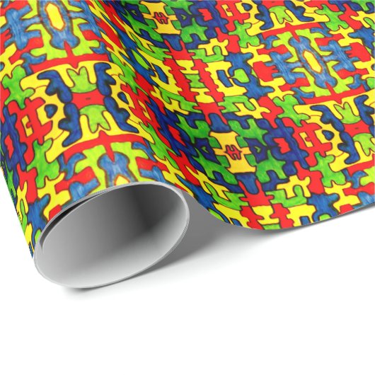 JIGSAW PUZZLE Packpapier (Rolleneckpunkt)