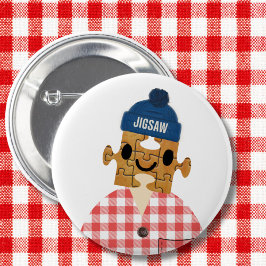 Jigsaw Puzzle Person Games Head Button