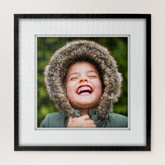 Jigsaw Puzzle Personalisiert Square Foto Gerahmt (Vertikal)