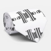 JIGSAW PUZZLE PIECE BAR CODE-Muster Krawatte (Gerollt)