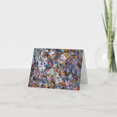 Jigsaw Puzzle Pieces Blank Card Karte (Vorderseite)