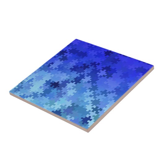 Jigsaw Puzzle Pieces Design Fliese (Seite)