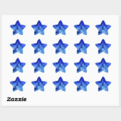 Jigsaw Puzzle Pieces Design Stern-Aufkleber (Blatt)