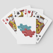 Jigsaw Puzzle Pieces Spielkarten (Rückseite)