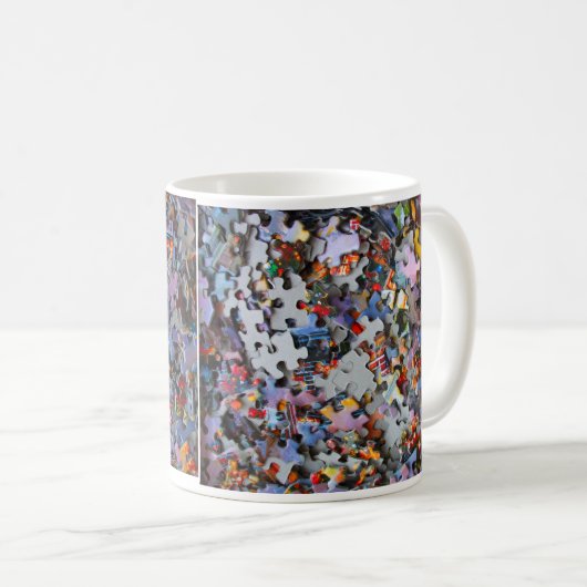 Jigsaw Puzzle Pieces Tasse (VorderseiteRechts)