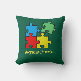 Jigsaw Puzzle Pieces Throw Kissen