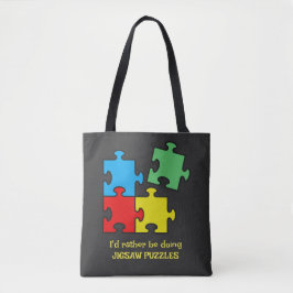 Jigsaw Puzzle Pieces Tote Bag Tasche