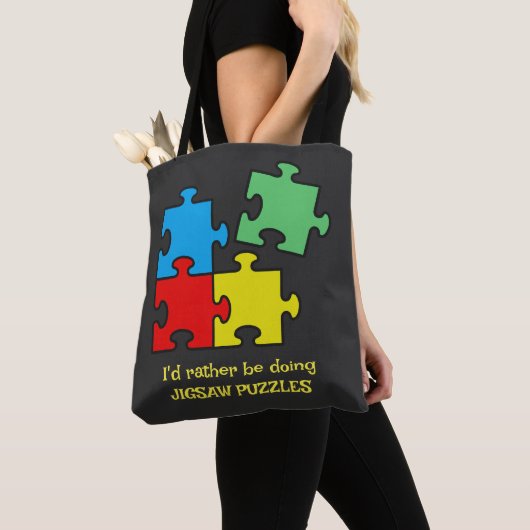 Jigsaw Puzzle Pieces Tote Bag Tasche (Von Nahem)