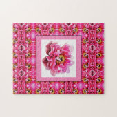 Jigsaw Puzzle Pink Peony (Horizontal)