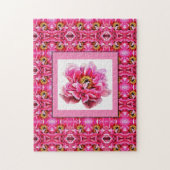 Jigsaw Puzzle Pink Peony (Vertikal)
