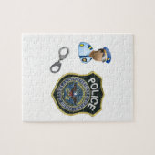 Jigsaw Puzzle Policeman (Horizontal)