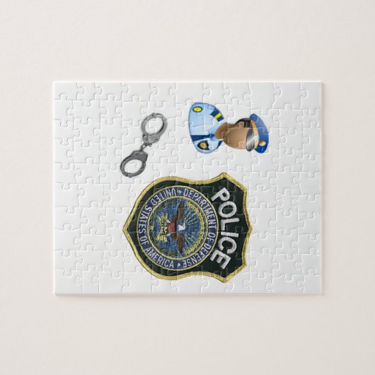 Jigsaw Puzzle Policeman (Horizontal)