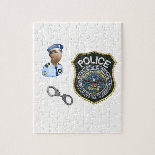 Jigsaw Puzzle Policeman (Vertikal)