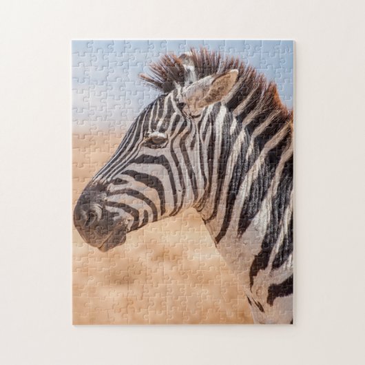 Jigsaw puzzle Portrait of a Zebra (Vertikal)