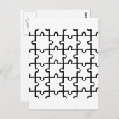 Jigsaw Puzzle Postkarte (Vorne/Hinten)