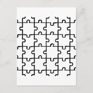 Jigsaw Puzzle Postkarte