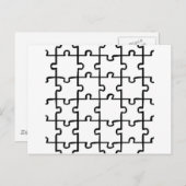 Jigsaw Puzzle Postkarte (Vorne/Hinten)