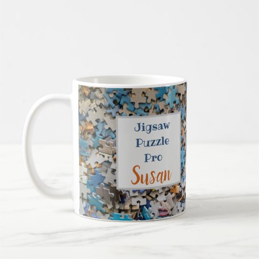 Jigsaw Puzzle Pro Kaffeetasse (Links)