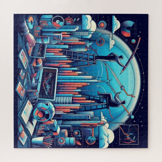 Jigsaw-Puzzle Puzzle (Horizontal)