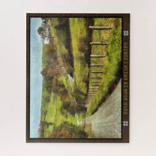 Jigsaw Puzzle Rush Hour in Amish Country (Vertikal)