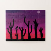 Jigsaw Puzzle Saguaro Sunset Cactus/Owl (Horizontal)