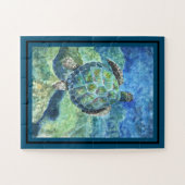 Jigsaw Puzzle Sea Turtle #2 (Horizontal)