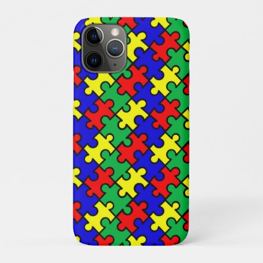 Jigsaw Puzzle Seamless Pattern-22675 Case-Mate iPhone Hülle (Rückseite)