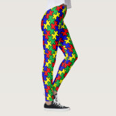 Jigsaw Puzzle Seamless Pattern-22675 Leggings (Rechts)