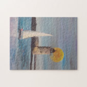 Jigsaw Puzzle Segelboot von JP Denyer (Horizontal)