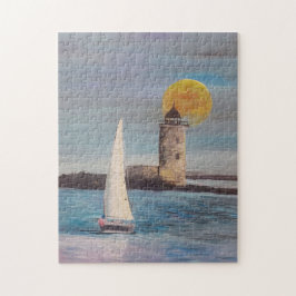 Jigsaw Puzzle Segelboot von JP Denyer