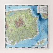 Jigsaw Puzzle SF Topo und Bathymetry Puzzle (Horizontal)