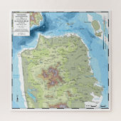 Jigsaw Puzzle SF Topo und Bathymetry Puzzle (Vertikal)