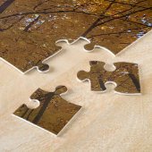 Jigsaw Puzzle - Sonnenschein durch Herbstwälder (Seite)