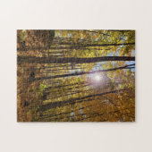 Jigsaw Puzzle - Sonnenschein durch Herbstwälder (Horizontal)
