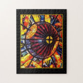 Jigsaw Puzzle 'Stached Glass' (Vertikal)